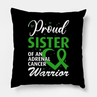 Adrenal Cancer Awareness Adrenal Cancer Sister Pillow