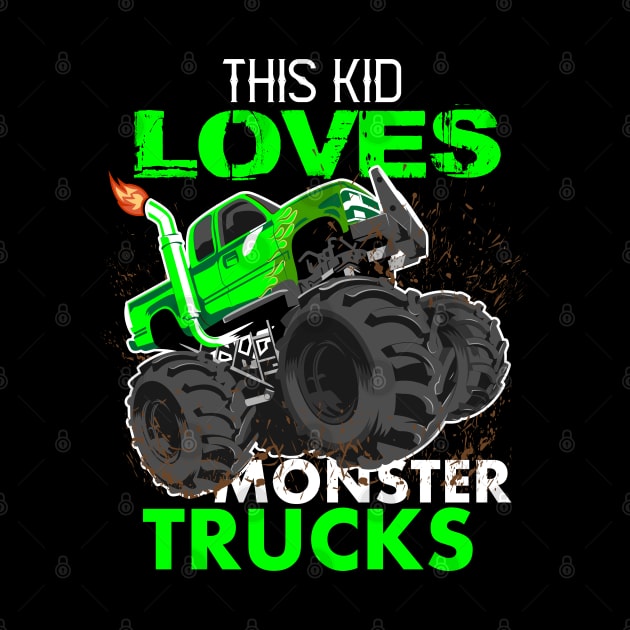 this kid loves monster trucks by hadlamcom