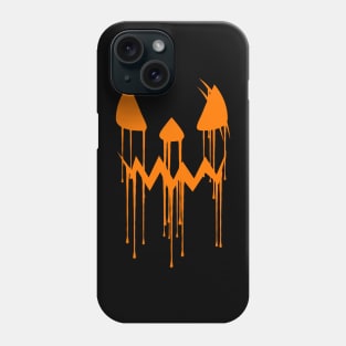 Dripping Pumpkin Smile Phone Case