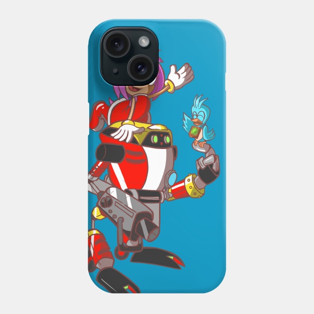 Sonic Adventure - Amy & Gamma Phone Case by JbombCreative