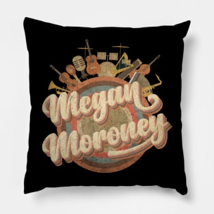 Music Tour Vintage Retro // Megan Ann Moroney Pillow