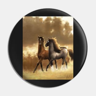 Bachelor Stallions Pin