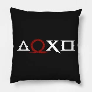 Mythological Button Icons Pillow