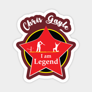 Chris Gayle - I am Legend T-Shirt Magnet