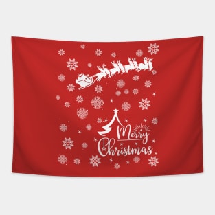 merry christmas santa gift Tapestry