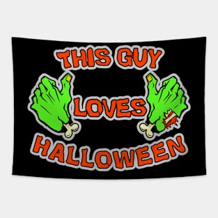 This Guy Loves Halloween Tapestry