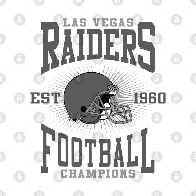 Las Vegas Raiders Football Champions by genzzz72