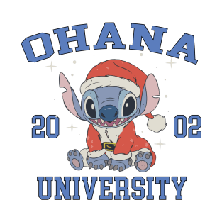 Ohana means family - Christmas Stitch T-Shirt