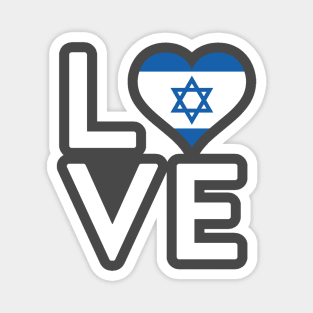 I Love Israel 70ths Anniversary Israeli Patriotic Magnet