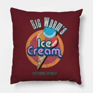 Big Worm's Ice Cream Pillow