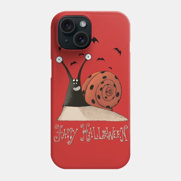 Ladybird snail Phone Case by mangulica