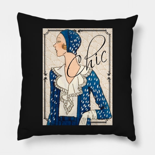 The 30s...Chic Pillow by HeritageScrap