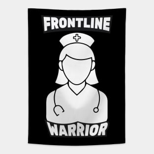 Frontline Warrior Nurse, Frontline Healthcare Worker. Tapestry