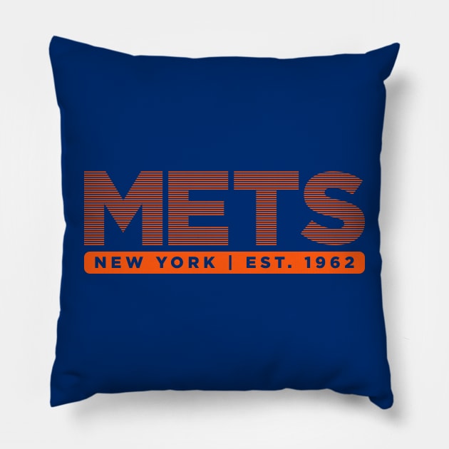 Mets #2 Pillow by HooPet