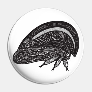 Treehopper - Membracis Bucktoni - cute bug - light colors Pin