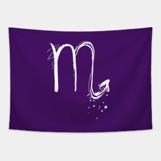 Scorpio Zodiac Sign Tapestry