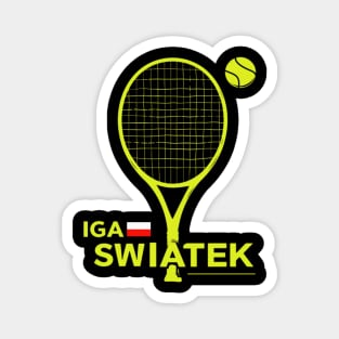 IGA SWIATEK, tennis player, Poland Magnet