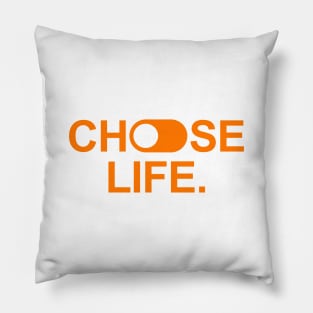 Choose life - trainspotting Pillow