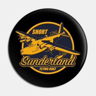 Short Sunderland Pin