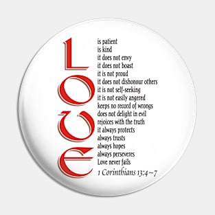 LOVE ~ 1 Corinthians13:4~7 Pin