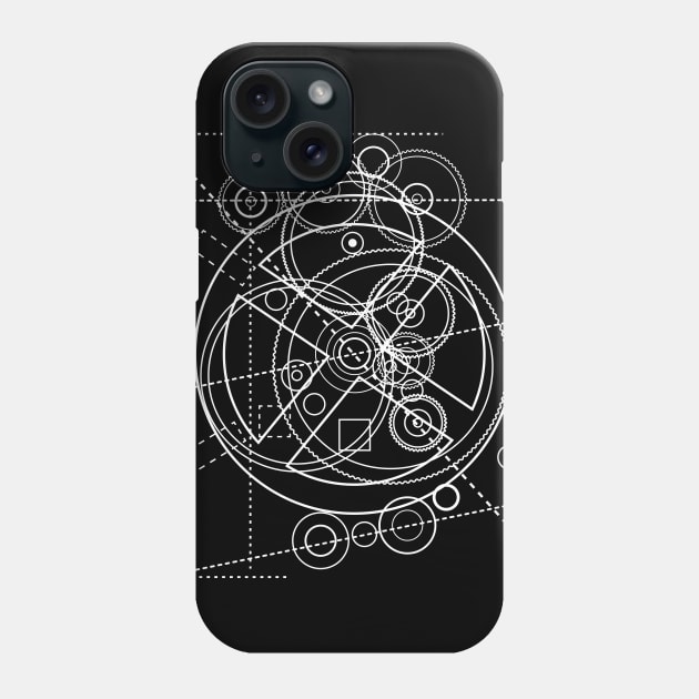 Antikythera Mechanism Drawing Phone Case by cartogram