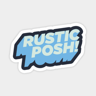 Rustic Posh blue Magnet