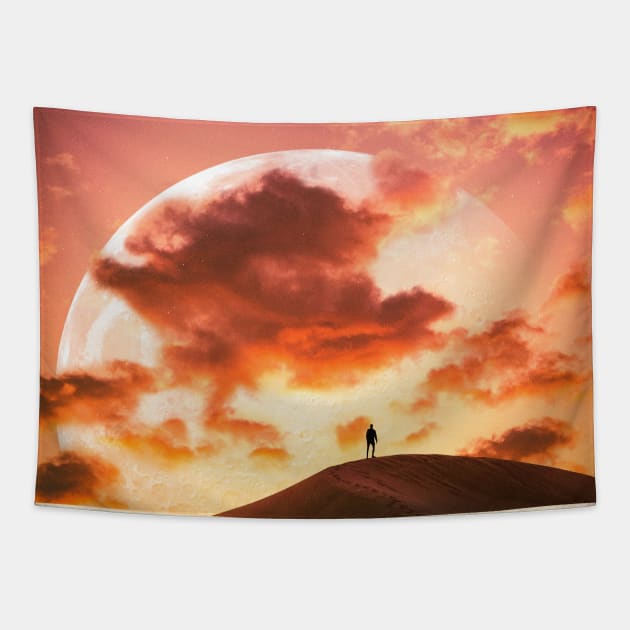 COTTON CANDY SKY. Tapestry by LFHCS