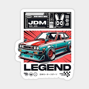 Retro Comic book Hakosuka JDM Legend Magnet