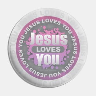 Jesus Loves You Pin