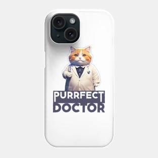 Just a Purrfect Doctor Funny Cat Phone Case