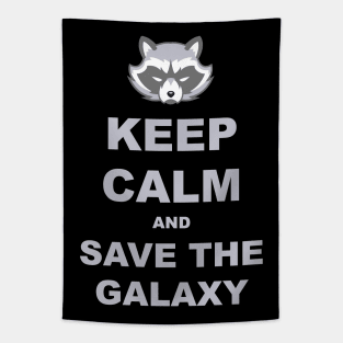 Keep Calm - Racoon Save The Galaxy 2 Tapestry