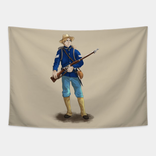 Historic Hetalia USA Tapestry by Silentrebel