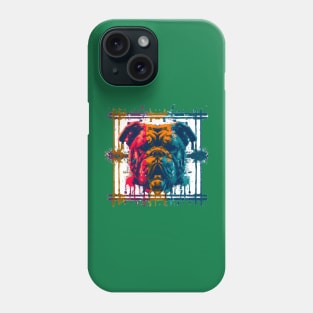 Olde English Bulldogge Mural Spray Paint Art Print Phone Case