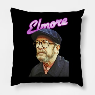 Elmore Leonard Design Pillow