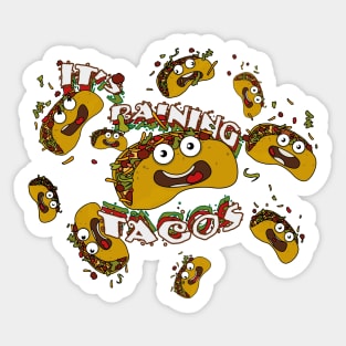 its raining tacos funny gamer song - Its Raining Tacos - Sticker