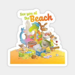 See You at the Beach Australia Magnet