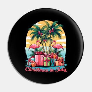 Holiday Heatwave | 'Christmas in July' Summer Delight T-Shirt Pin