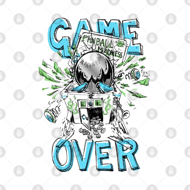 Game over gamer design by Josephsfunhouse