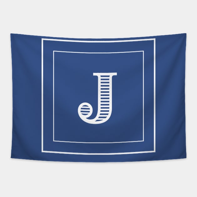 J Monogram Tapestry by PSCSCo