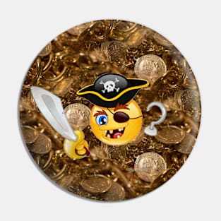 pirate emoji Pin