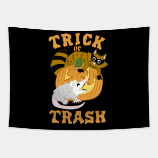 Cute Trick or Trash Buddies Tapestry