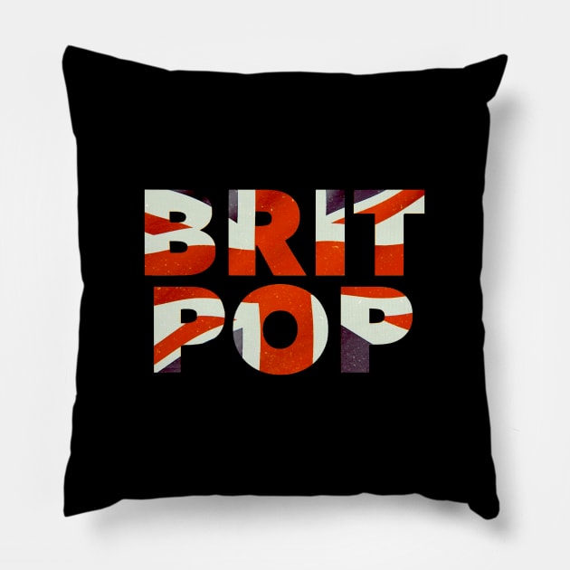 Brit Pop Pillow by VideoNasties