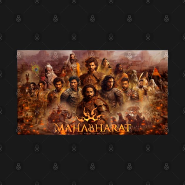 Mahabharat Artwork by SAN ART STUDIO 