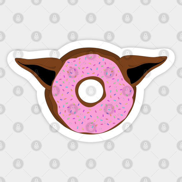 Baby Donut - Baby Yoda - Sticker