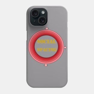 social spacing Phone Case