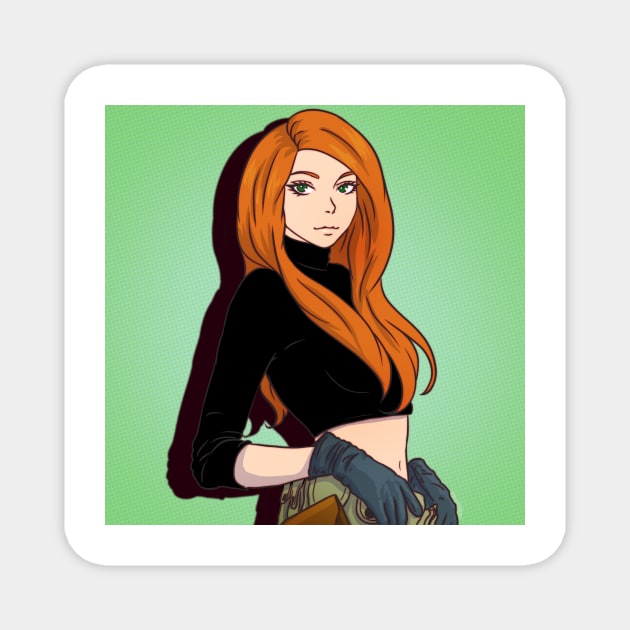 Kim Possible Magnet by tigrecotone