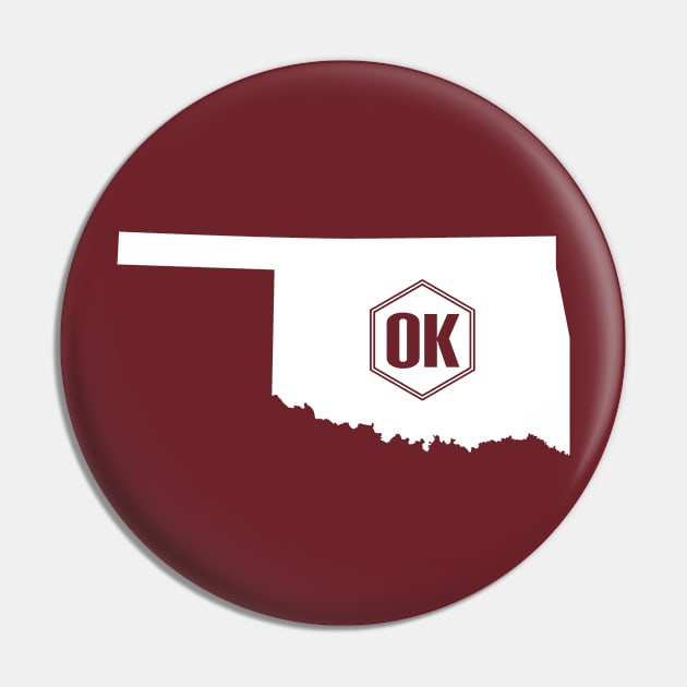 Oklahoma Homer (White) Pin by caknuck