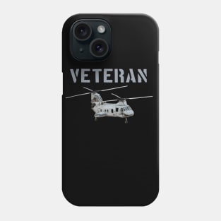 CH-46 Sea Knight Helicopter Veteran Phone Case