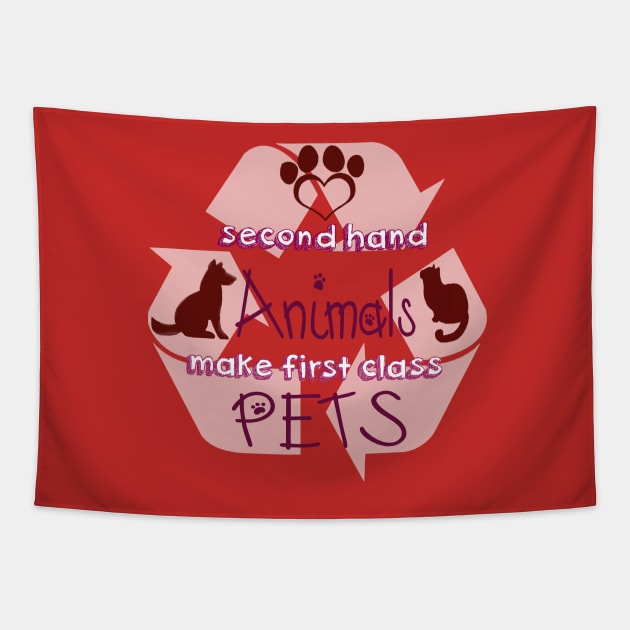 SAFE second hand animals Tapestry by SAFEstkitts