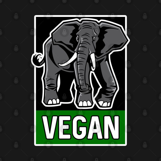 Vegan Fitness Elephant by RadStar